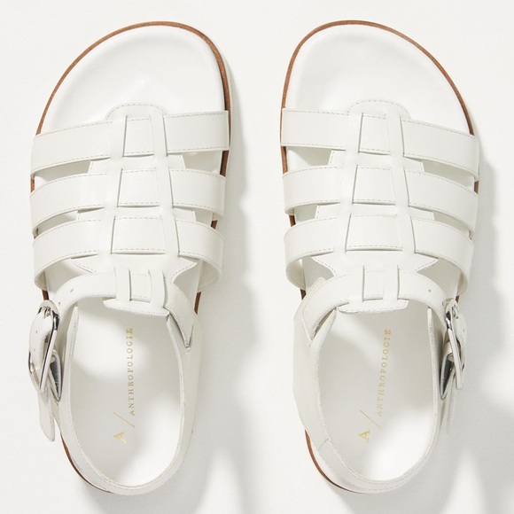 White Fisherman Sandals - Picture 3 of 10